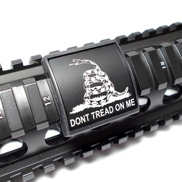 Custom Gun Rails - Dont tread on me Rail | Gov't & Military Discounts